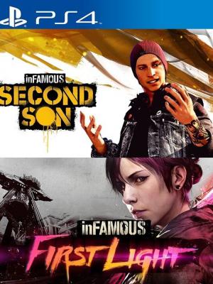 2 JUEGOS EN 1 inFAMOUS Second Son mas inFAMOUS First Light PS4