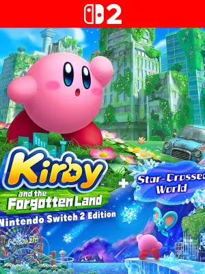 Kirby and the Forgotten Land + Star - Crossed World - Nintendo Switch 2 PRE ORDEN